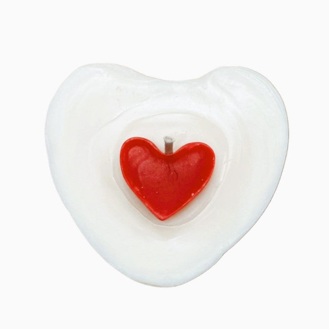 Heart & Heart Candle